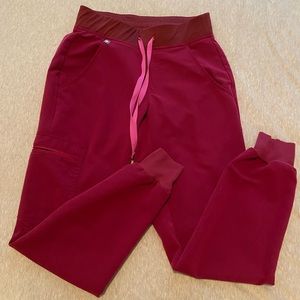 Womens Figs Scrub Pants (Limited Edition Magenta)
